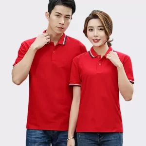 Áo thun đồng phục công ty màu đỏ