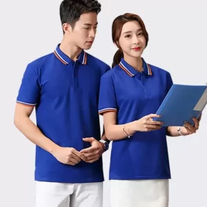 Đồng phục áo polo màu xanh bích