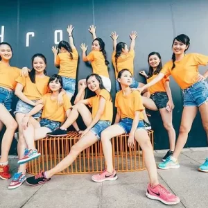 Đồng Phục Team Building Màu Cam