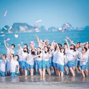 Đồng Phục Team Building Màu Trắng