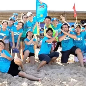 Đồng Phục Team Building Màu Xanh Nhạt