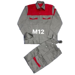 Quần áo bảo hộ phối màu chất liệu kaki liên doanh