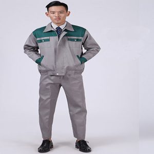 Quần áo bảo hộ kaki phối màu xanh xám nhập khẩu