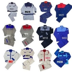 Quần áo bảo hộ M12 vải kaki liên doanh đẹp loại 1