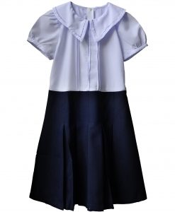 ĐẦM HS VIỀN REN CỔ 14-16